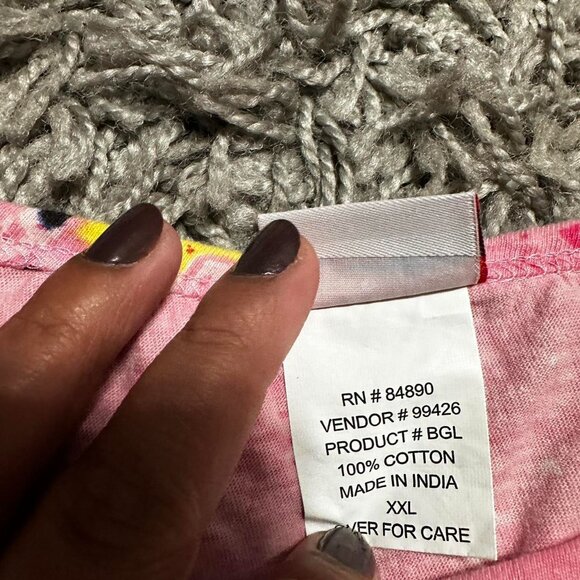 2000s Butterfly Boho Core Shirt Size XXL - Picture 3 of 6